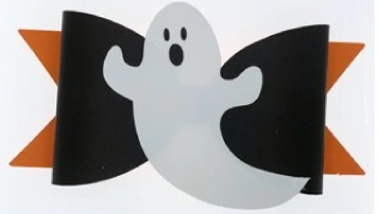 Arquivo de Corte Laços Ghost Bow Laço Halloween 2 1