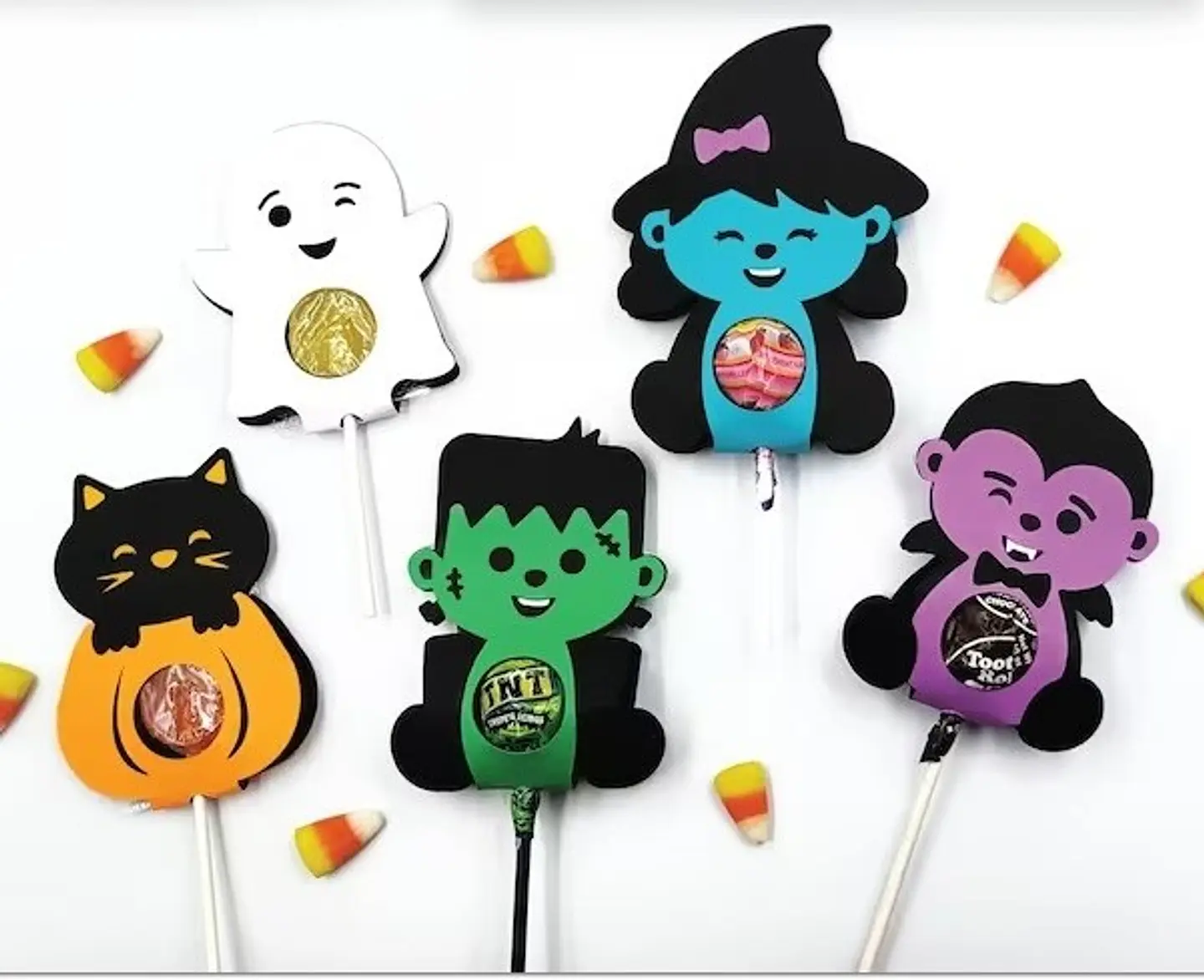 Arquivo de Corte Pirulito Pirulitos Diversos Halloween 2 1