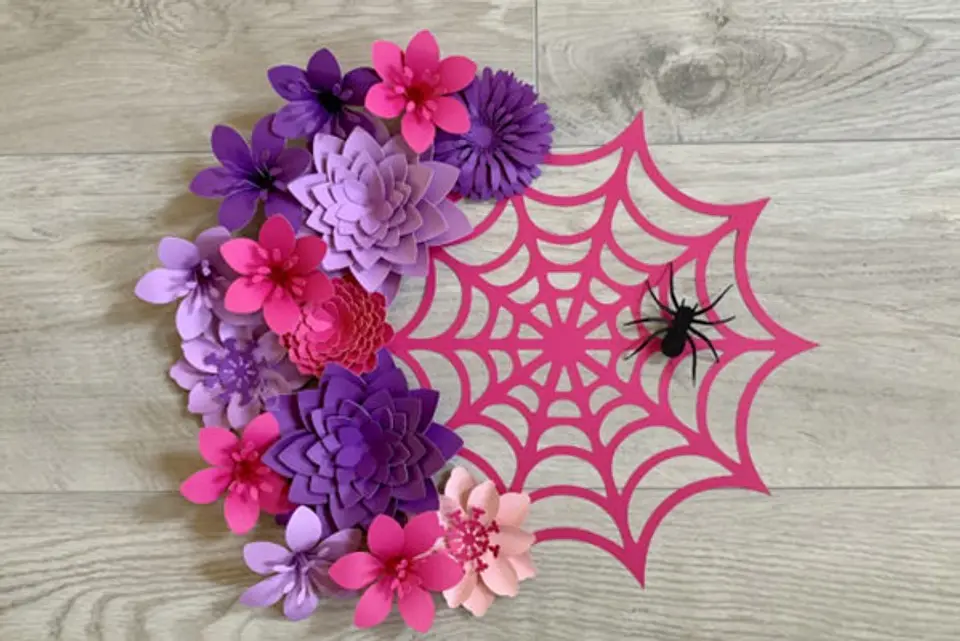 Arquivo de Corte Flor Flor 3D Halloween 5 1