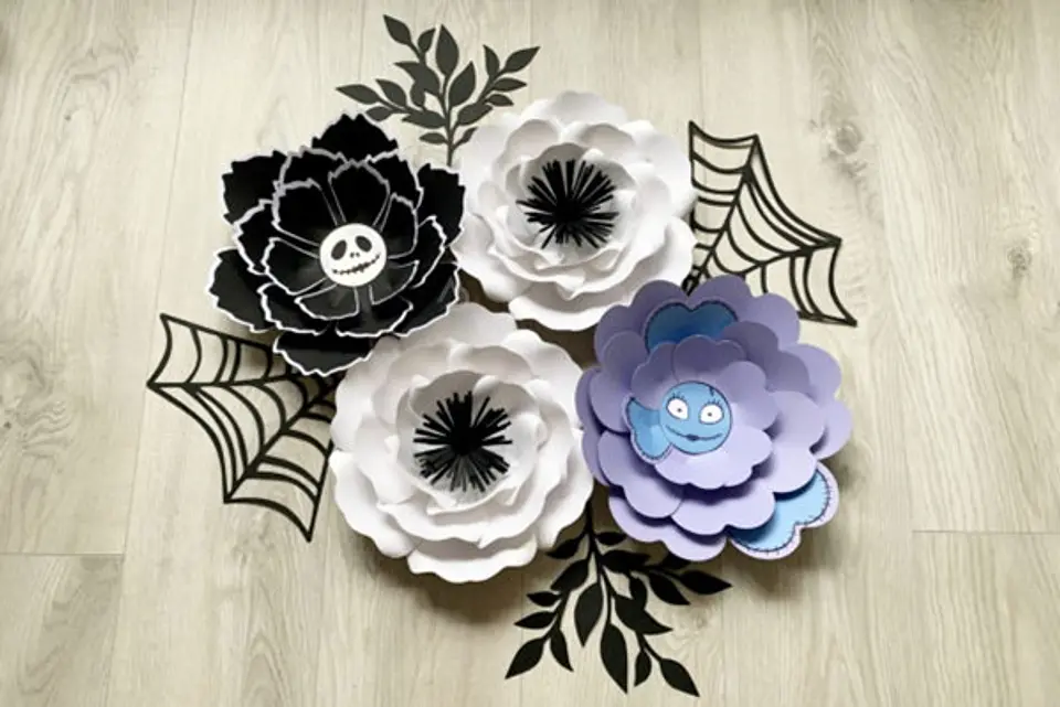 Arquivo de Corte Flor Flor Halloween 3 1