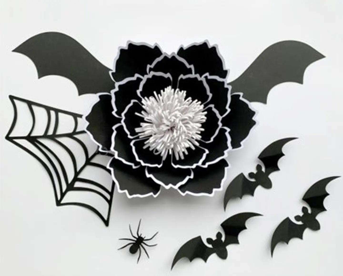 Arquivo de Corte Flor Flor 3D Halloween 1 1