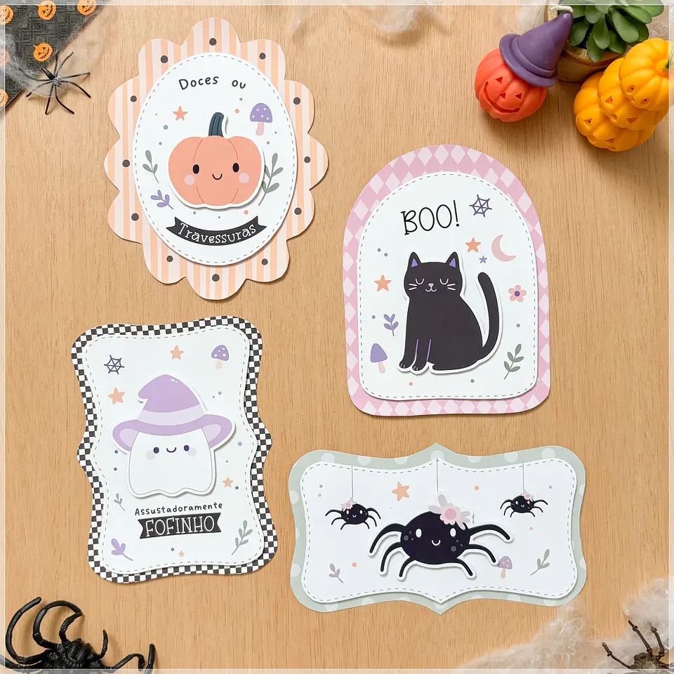 Arquivo de Corte Quadro - ShadowBox Quadrinhos Halloween 1 1