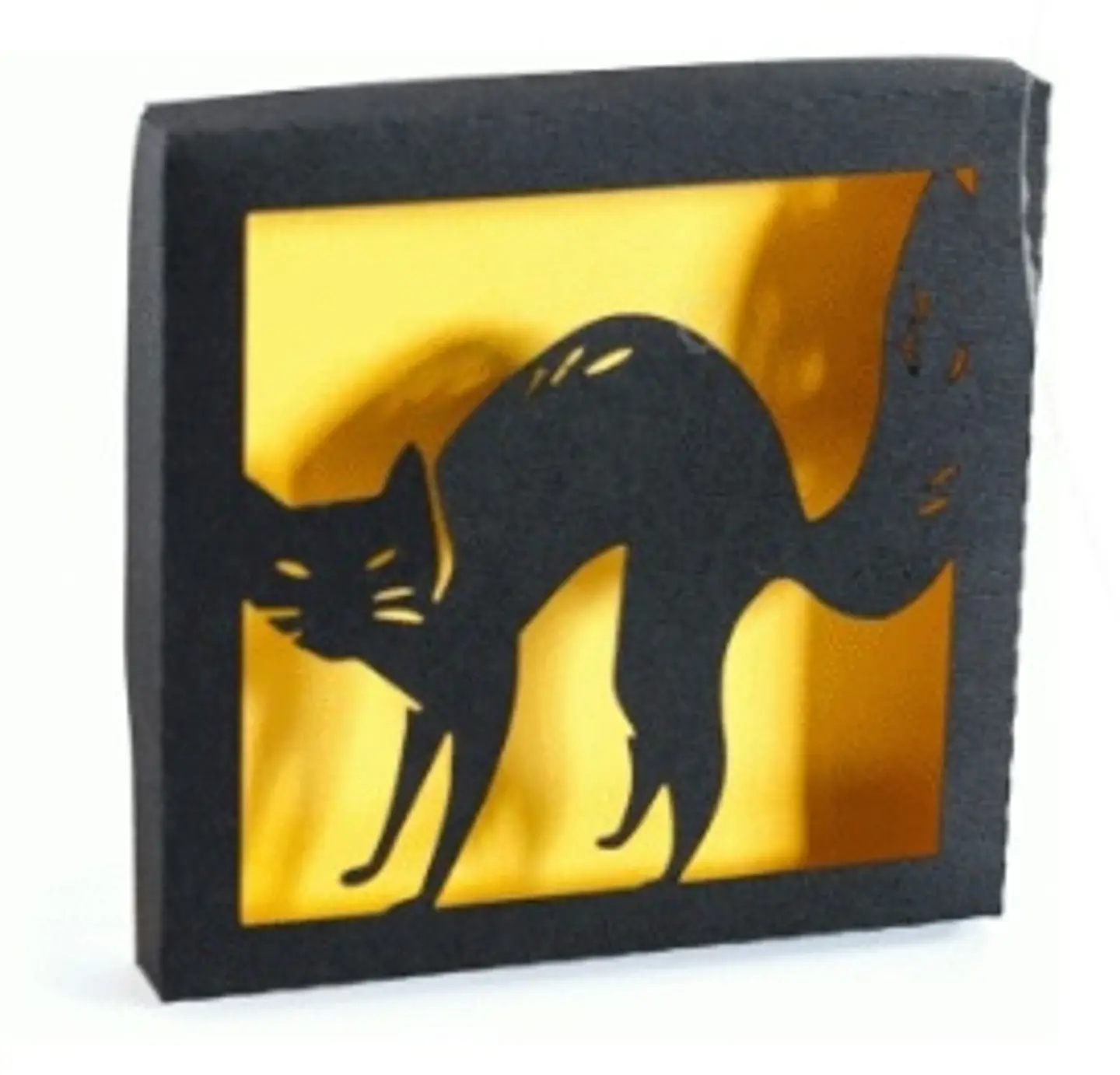 Arquivo de Corte Quadro - ShadowBox Cat Shadowbox Halloween 3 1