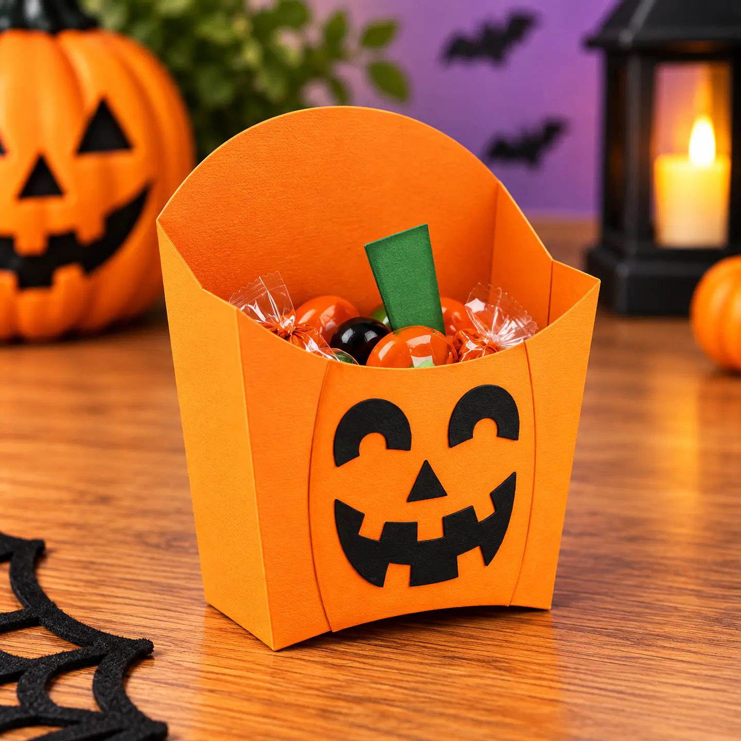 Arquivo de Corte Sacos - Sacolinha Treat Box Jack O´Lantern Halloween 15 1