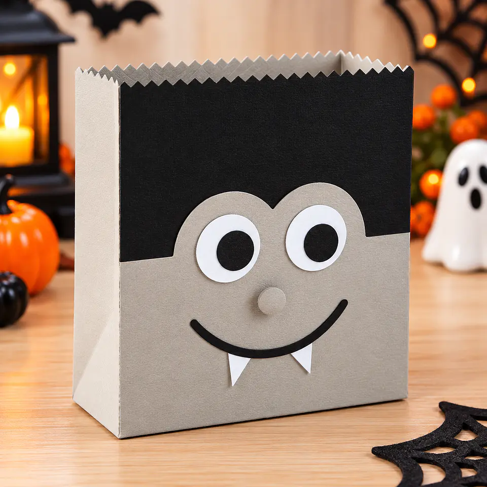 Arquivo de Corte Sacos - Sacolinha Gift Bag Vampire Halloween 14 1