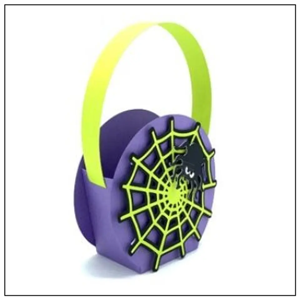 Arquivo de Corte Sacos - Sacolinha Pider and Web Bag Halloween 9 1