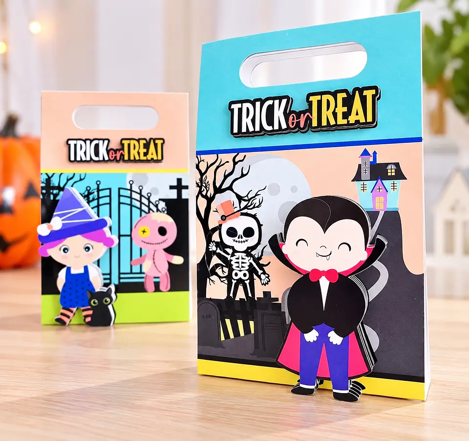 Arquivo de Corte Sacos - Sacolinha Sacolinha Bolsita Halloween 3 1