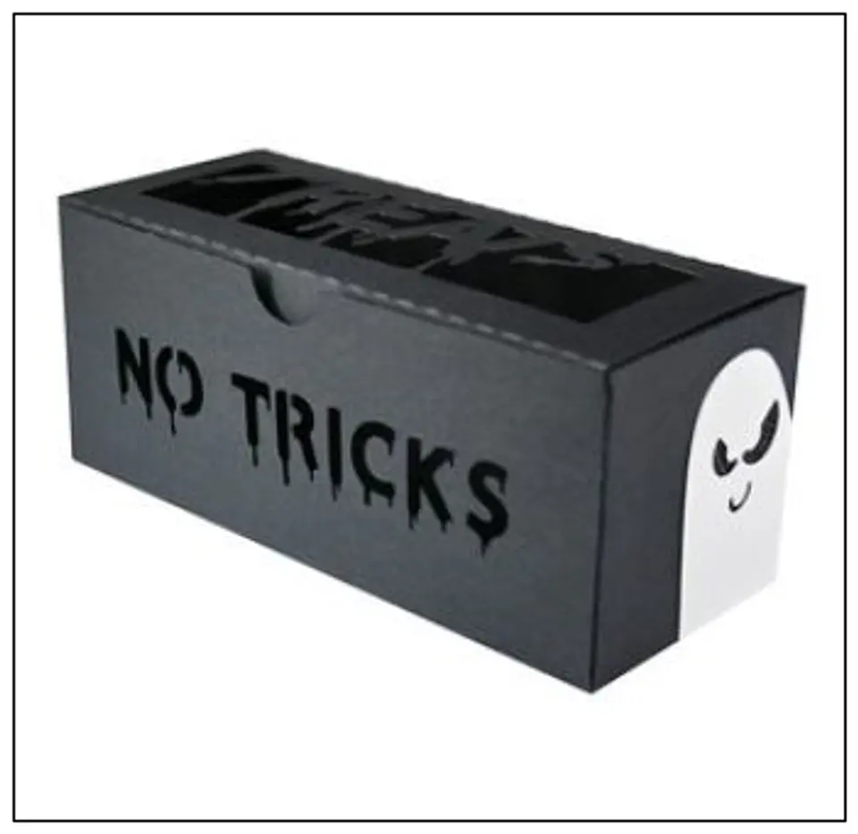 Arquivo de Corte Multiuso - Diversas No Tricks Just Treats Cookie Box Halloween 11 1