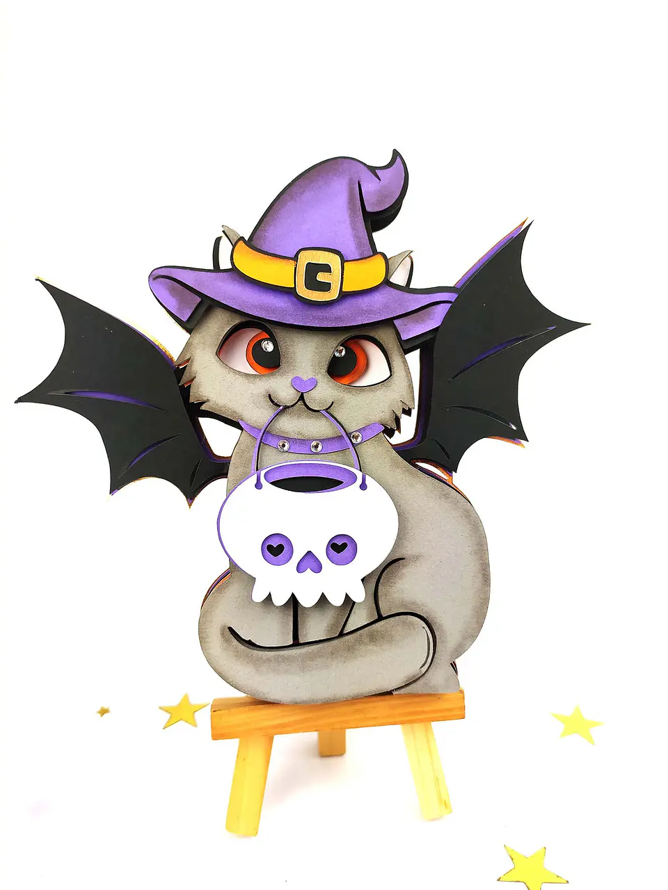 Arquivo de Corte Camadas - Personagens Kitty Halloween 1 1