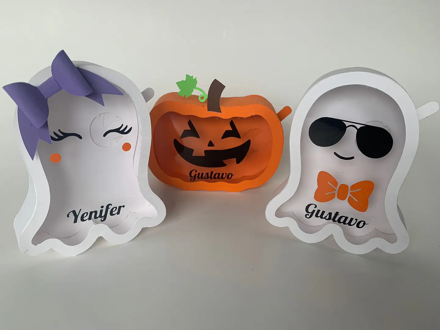 Arquivo de Corte Camadas - Personagens Caixas 3D Halloween 9 1