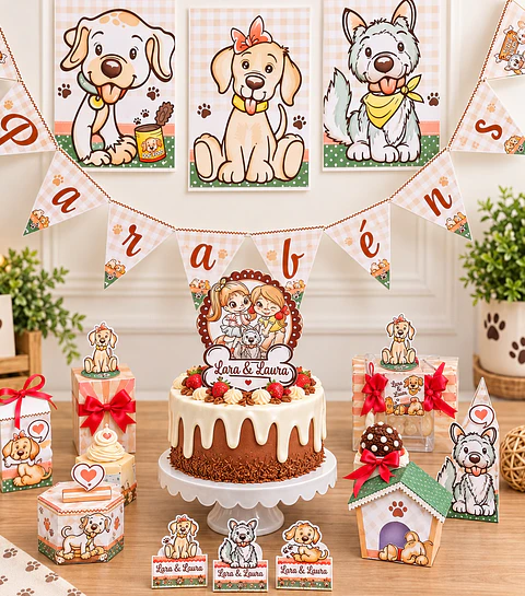 Arquivo de Corte Kit Festa Cachorrinho 7