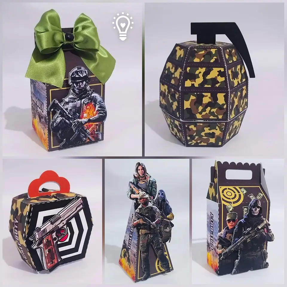 Arquivo de Corte Kit Festa Call of Duty 1 1