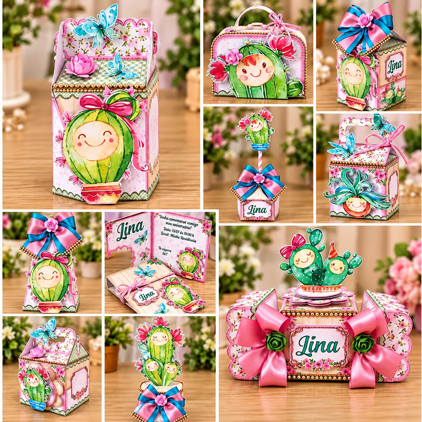 Arquivo de Corte Kit Festa Cactos 5 1