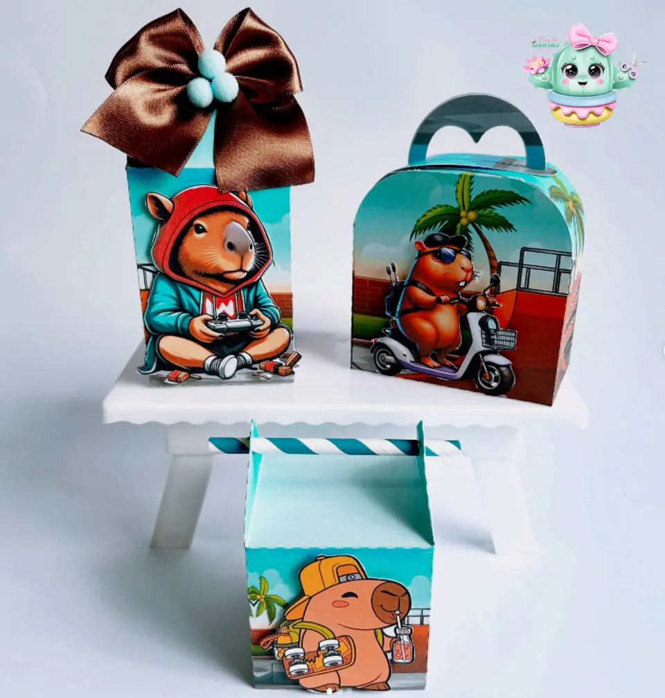 Arquivo de Corte Kit Festa Capivara 12 1
