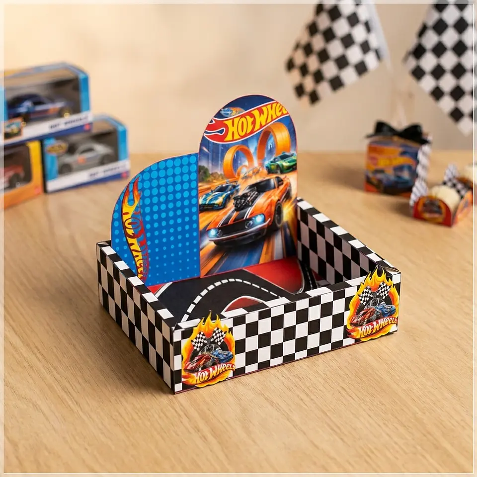 Arquivo de Corte - Caixa Cenario Hotwheels 1