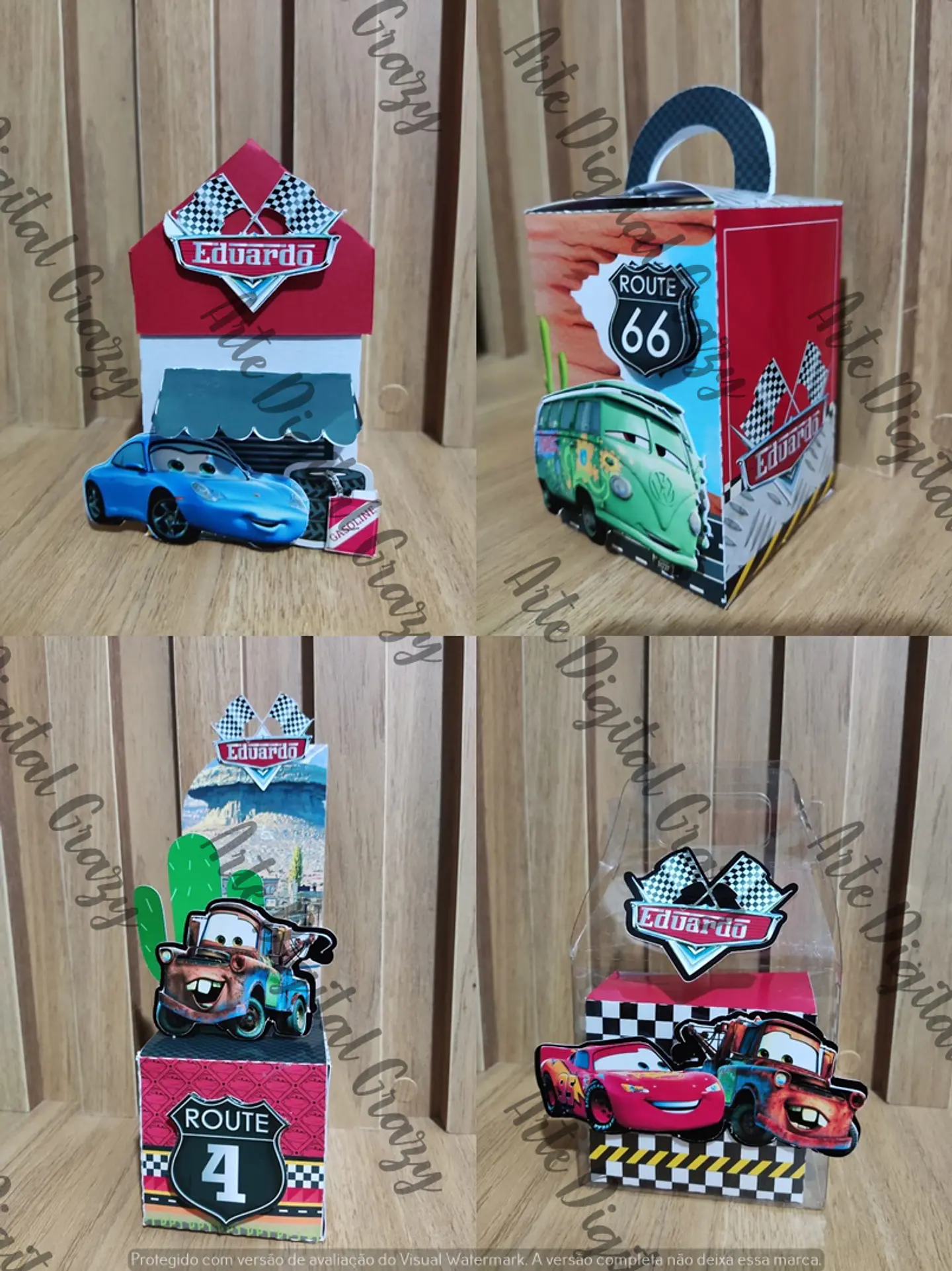Arquivo de Corte Kit Festa Carros Disney 18 1