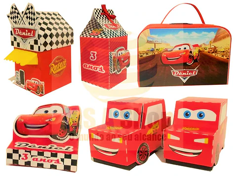 Arquivo de Corte Kit Festa Carros Disney 14