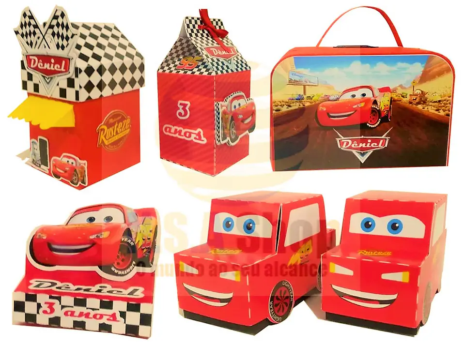Arquivo de Corte Kit Festa Carros Disney 14 1