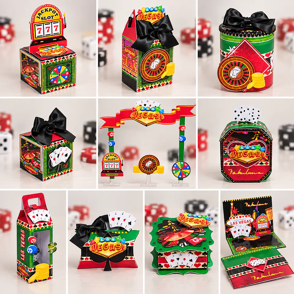 Arquivo de Corte Kit Festa Cassino - Las Vegas 2 1