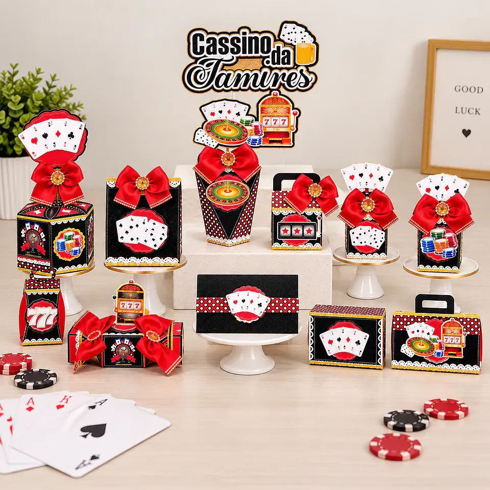 Arquivo de Corte Kit Festa Cassino - Las Vegas 3 1