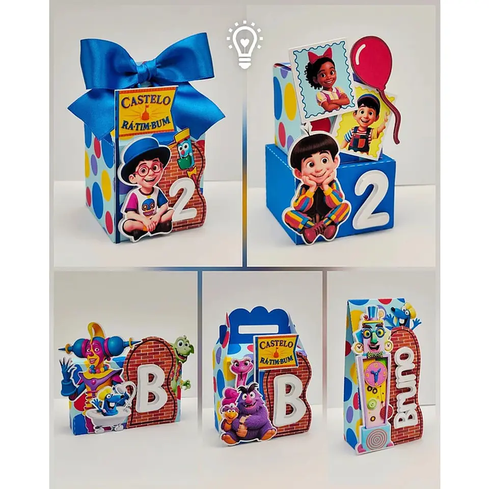 Arquivo de Corte Kit Festa Castelo Rá Ti Bum 1 1