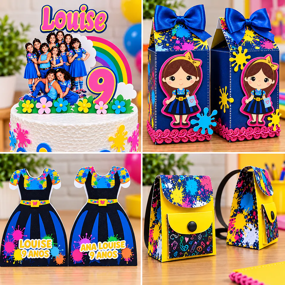 Arquivo de Corte Kit Festa Chiquititas 2 1
