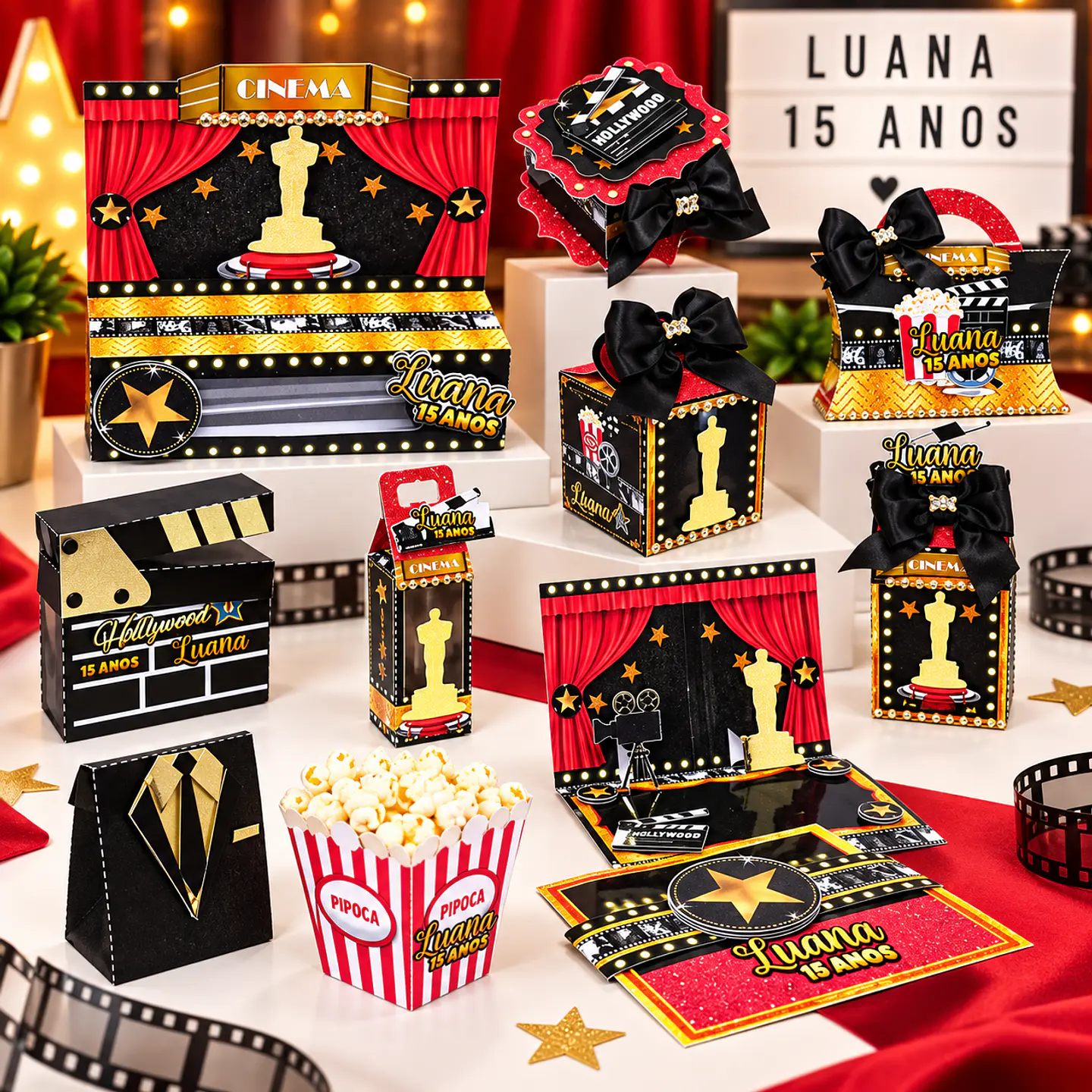 Arquivo de Corte Kit Festa Cinema - Hollywood 1 1