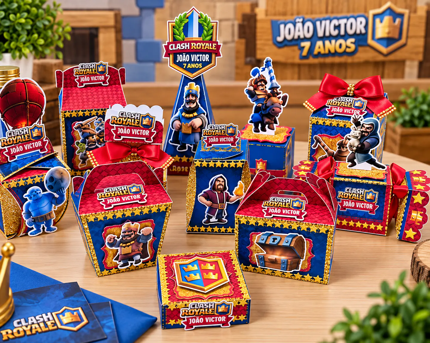 Arquivo de Corte Kit Festa Clash Royale 4 1
