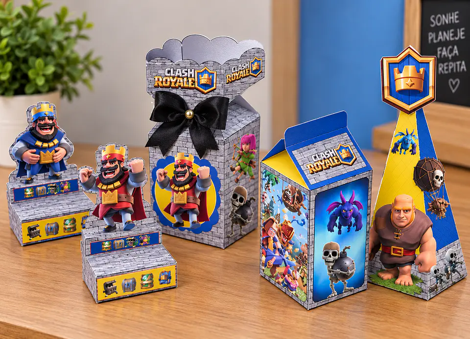Arquivo de Corte Kit Festa Clash Royale 2 1