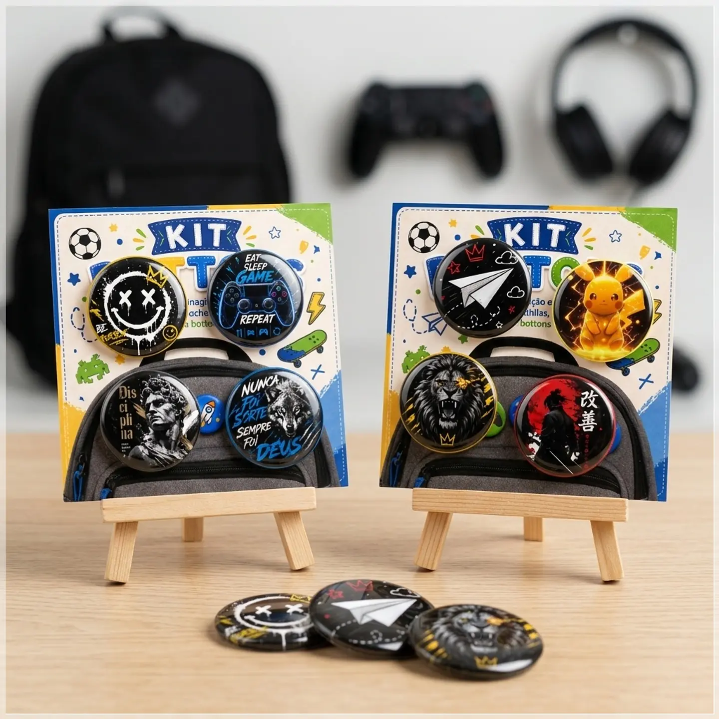 Arquivo de Corte Card Bottons Masculino 55 1