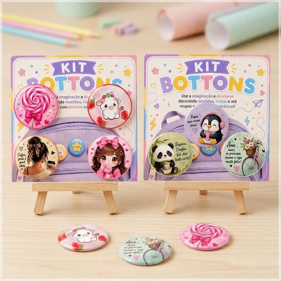 Arquivo de Corte Card Bottons Feminino 54 1