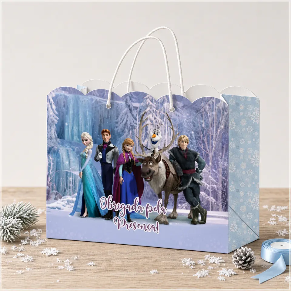 Arquivo de Corte Sacolinha Frozen 49 1