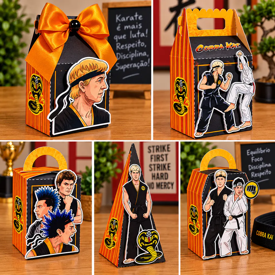 Arquivo de Corte Kit Festa Cobra Kai 2 1