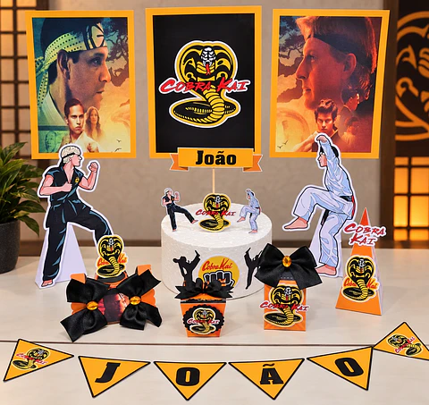 Arquivo de Corte Kit Festa Cobra Kai 1