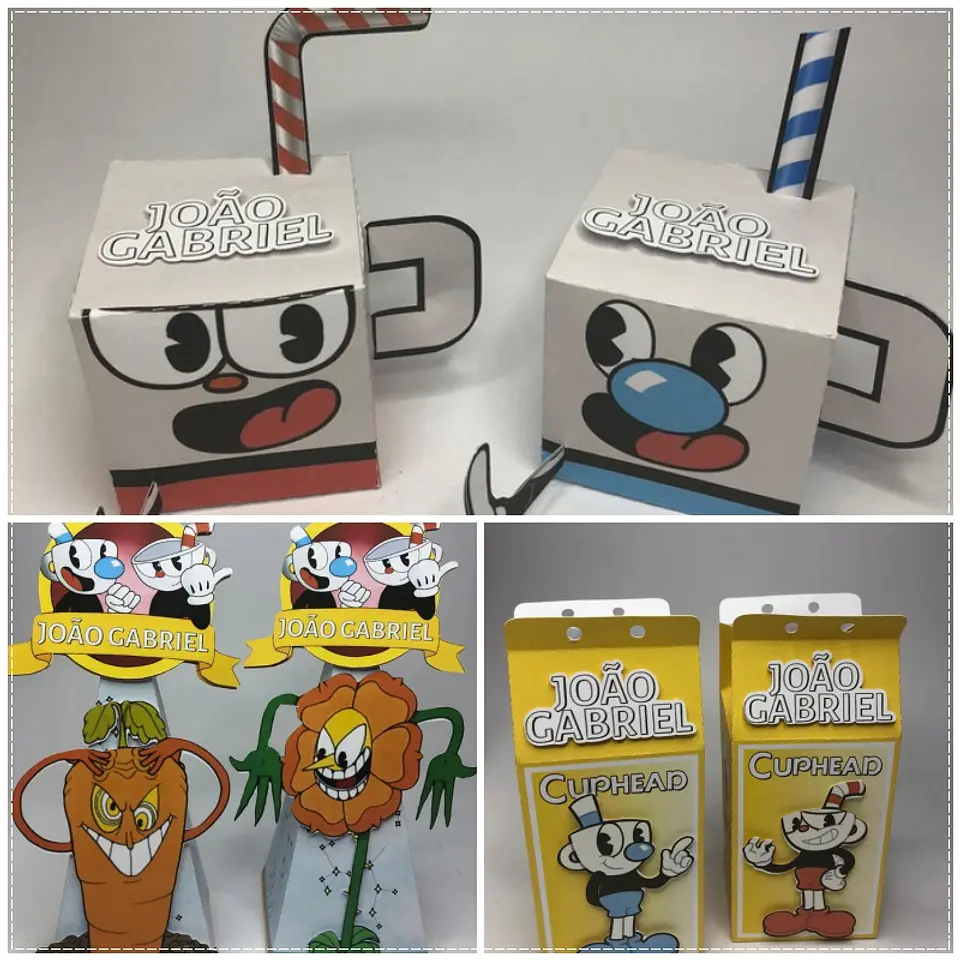 Arquivo de Corte Kit Festa Cuphead 2 1