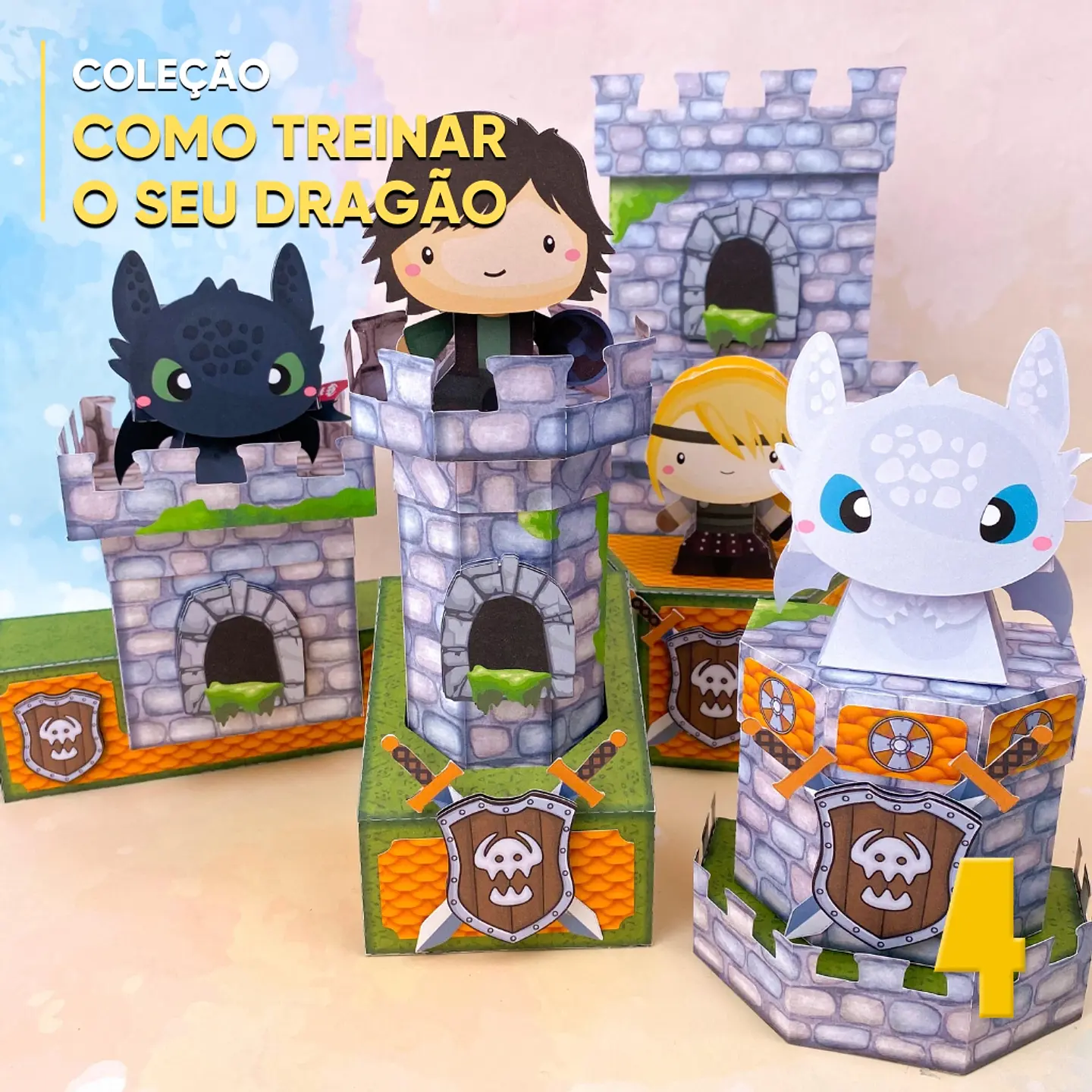 Arquivo de Corte Kit Festa Como treinar o seu Dragão 15 1