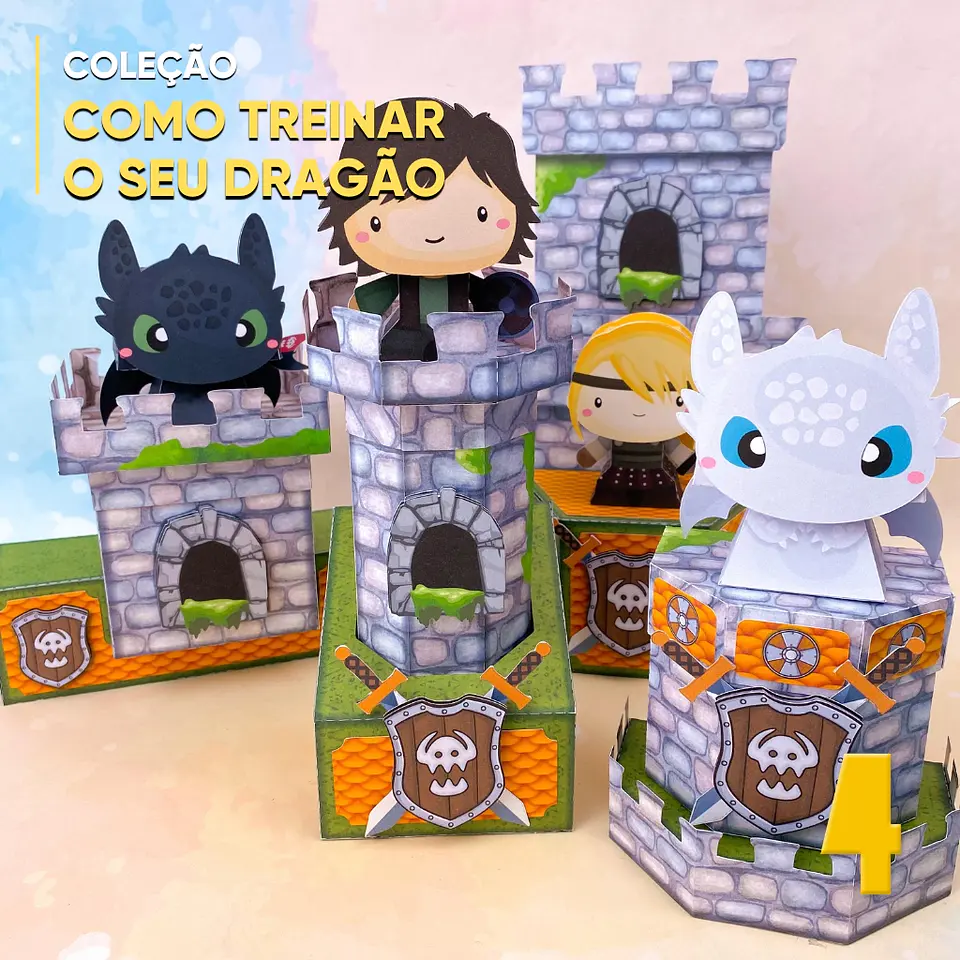 Arquivo de Corte Kit Festa Como treinar o seu Dragão 15 1