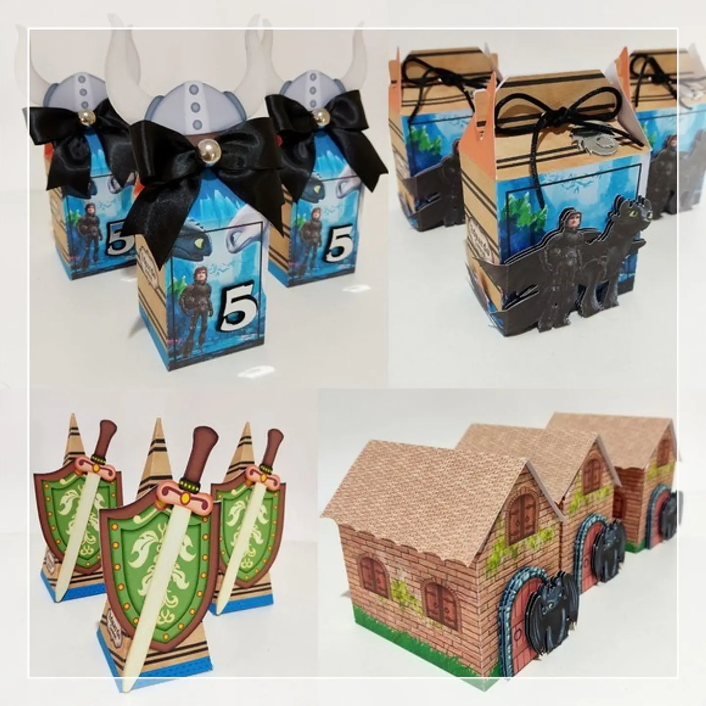 Arquivo de Corte Kit Festa Como treinar o seu Dragão 14 1