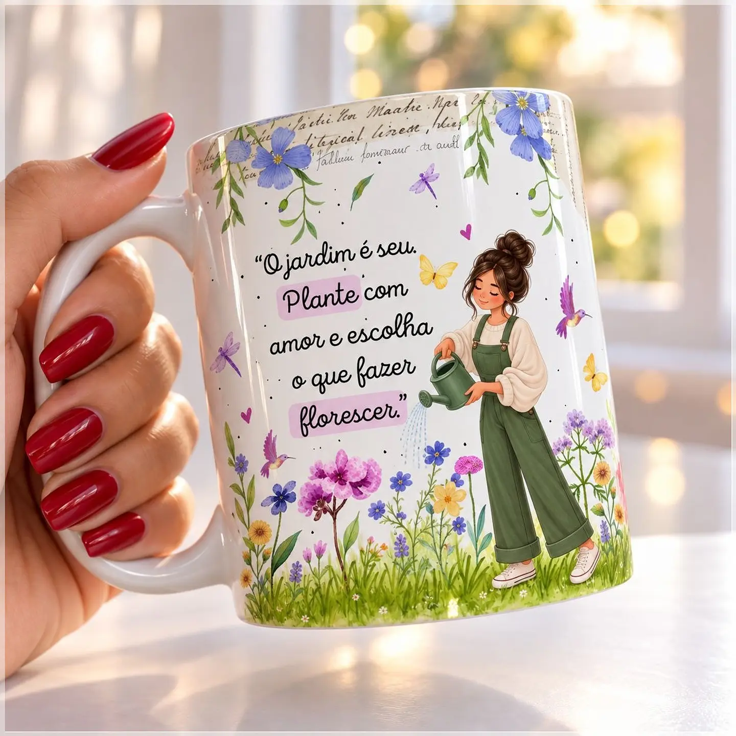 Sublimação - Caneca Meu Jardim 1