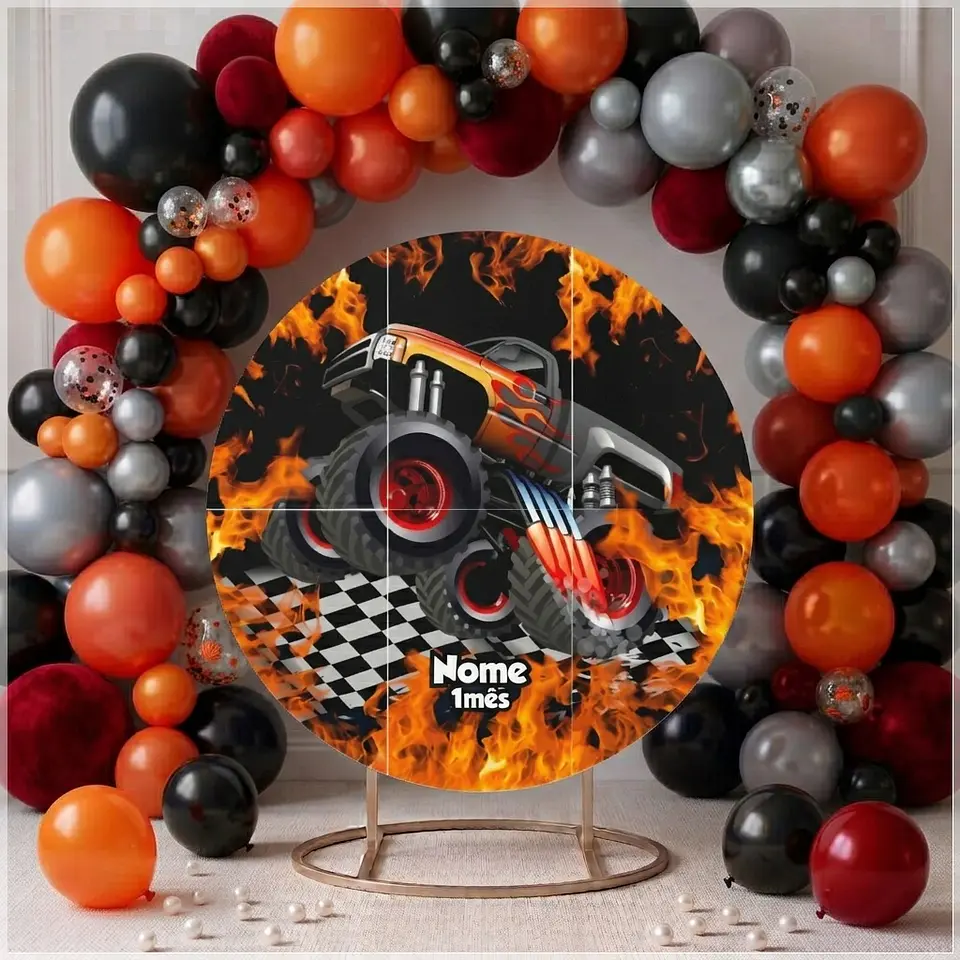 Arquivo de Corte - Painel 50X50 Monster Trucks 1