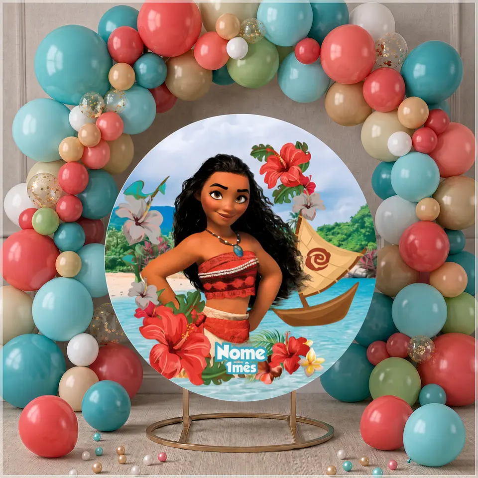 Arquivo de Corte - Painel 50X50 Moana 1