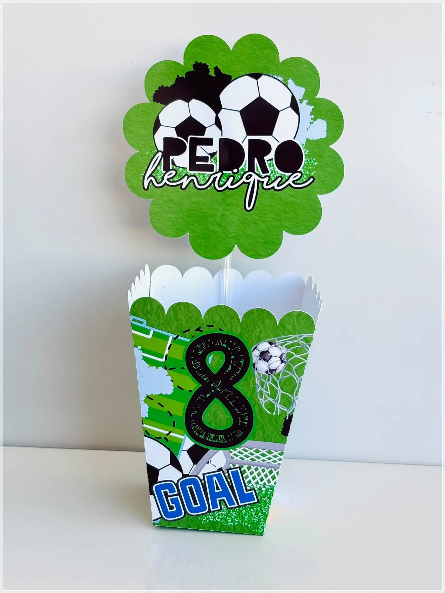 Arquivo de Corte Centro de Mesa Cachepô Futebol 108 1