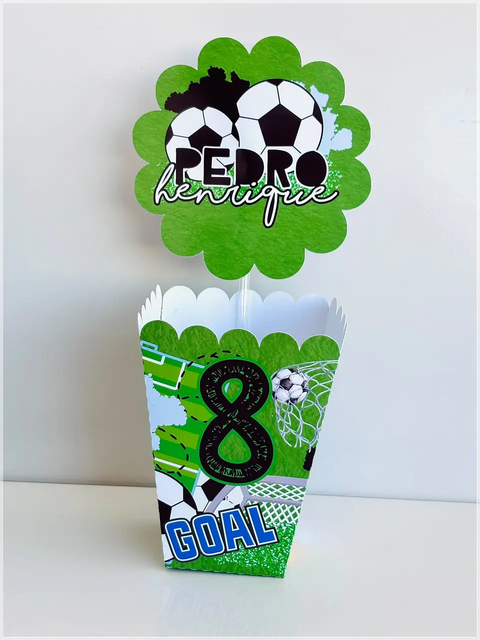 Arquivo de Corte Centro de Mesa Cachepô Futebol 108 1