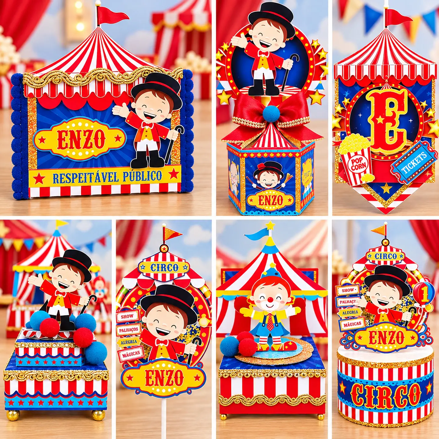 Arquivo de Corte Kit Festa Circo 58 1