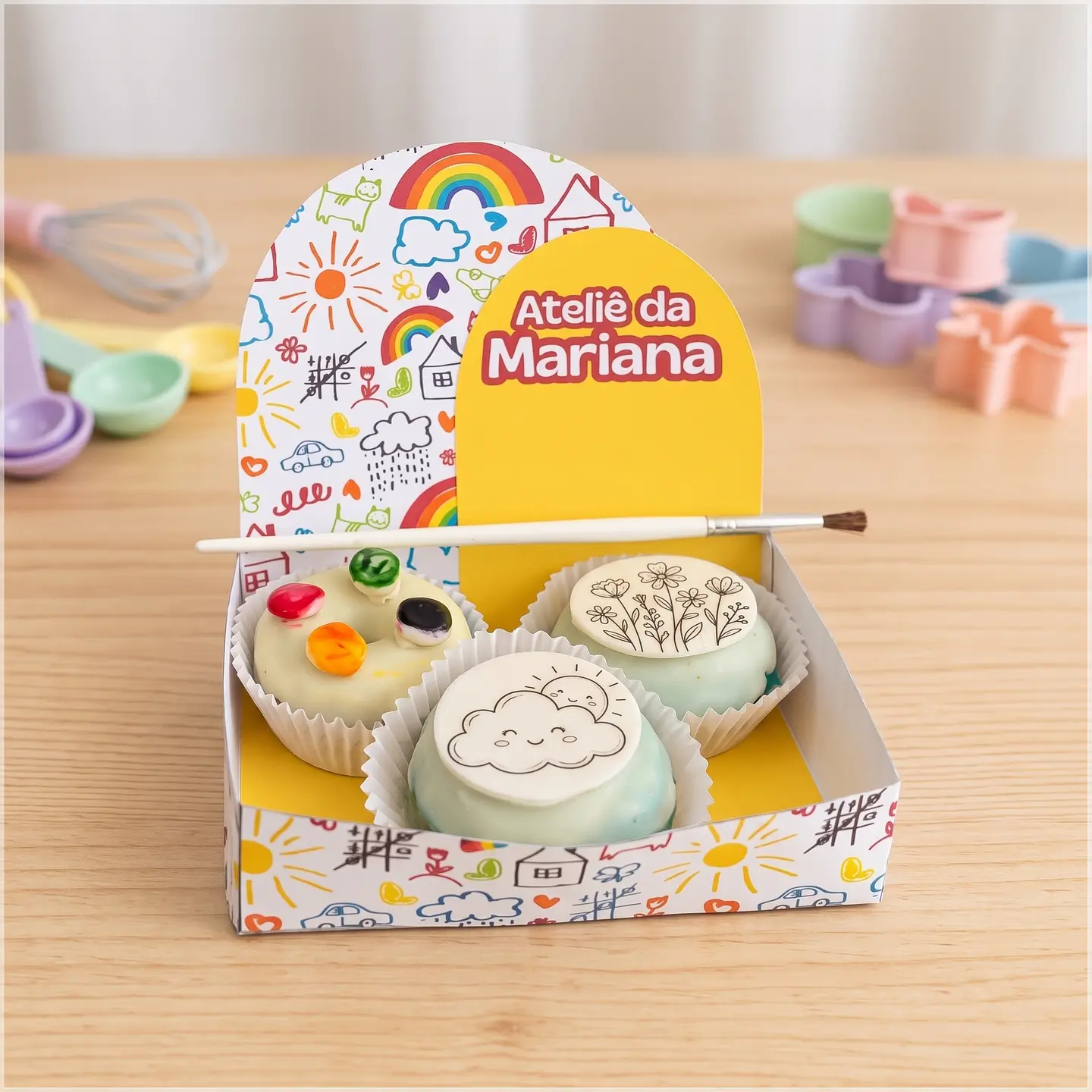 Arquivo de Corte - Mini Cenário Desenhos Dia das Crianças 1