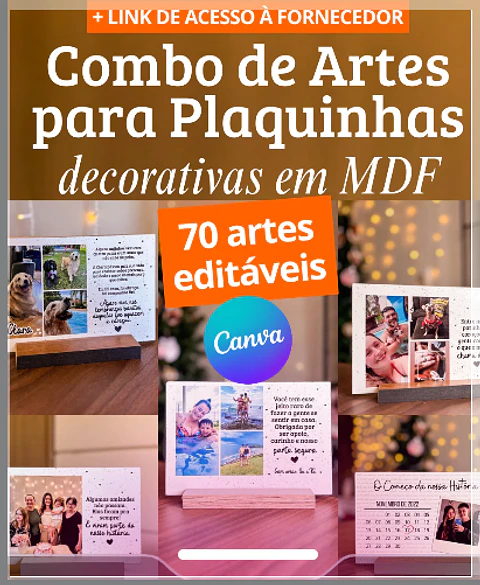 Arquivo de Corte - Plaquinha Mdf