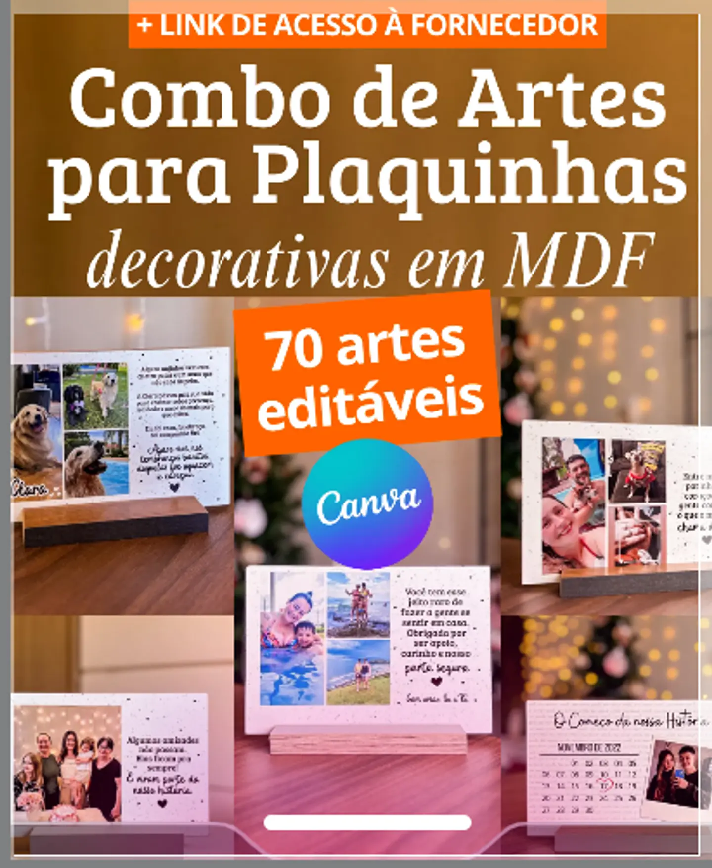 Arquivo de Corte - Plaquinha Mdf 1