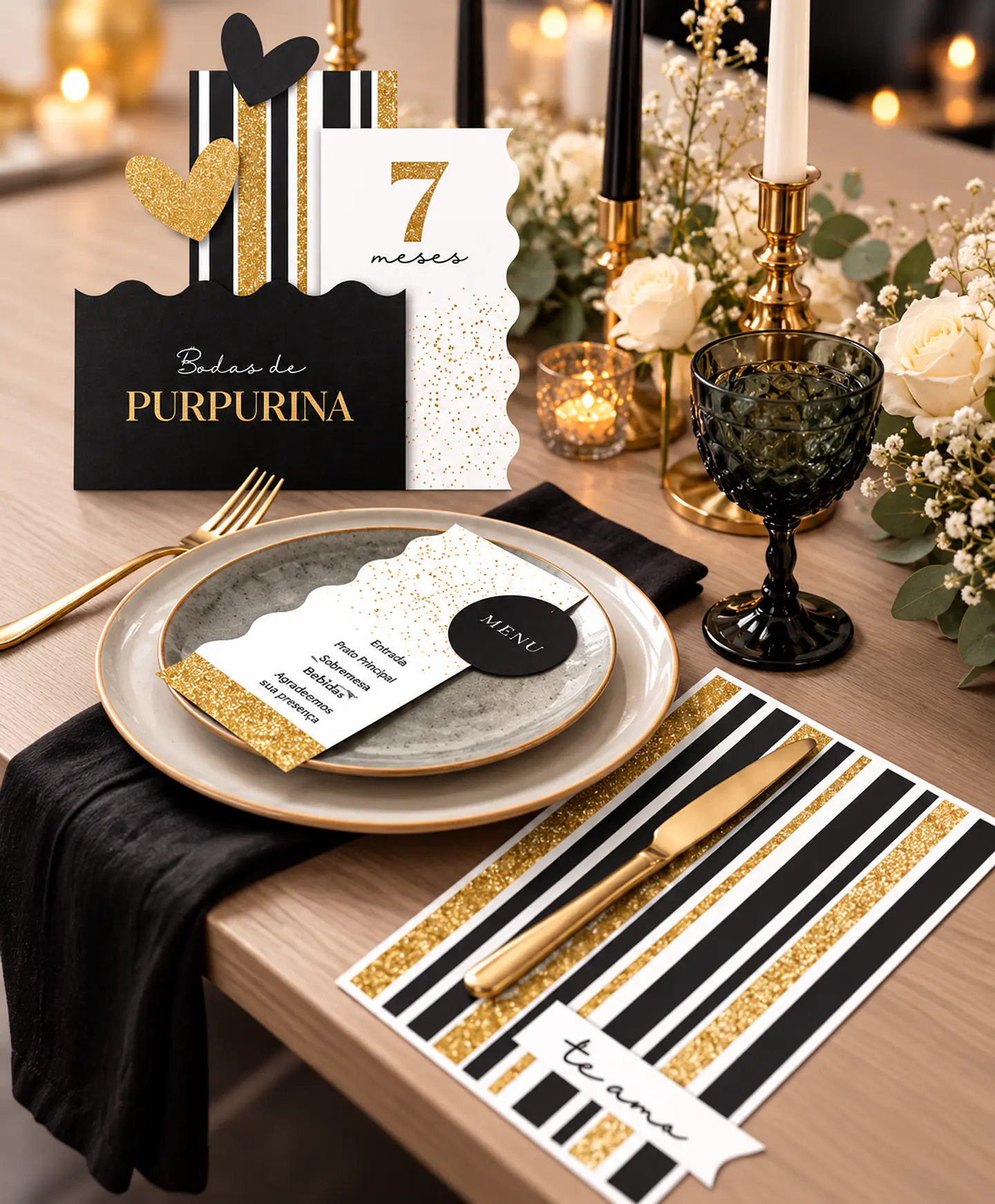 Arquivo de Corte Kit Bodas de Purpurina 10 1