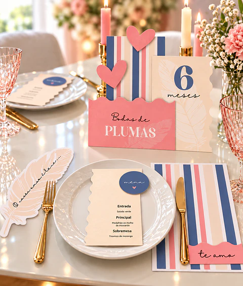 Arquivo de Corte Kit Bodas de Plumas 9