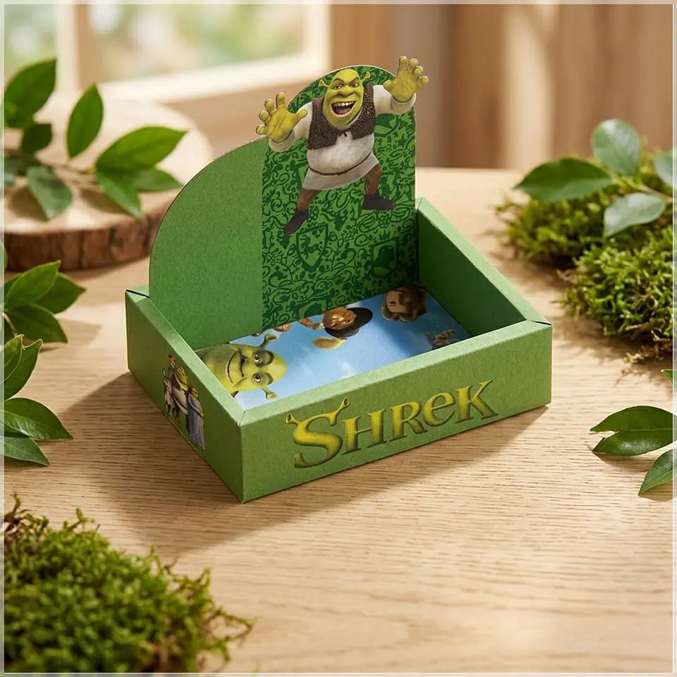 Arquivo de Corte Caixa Cenário Cesta Sherek 13 1